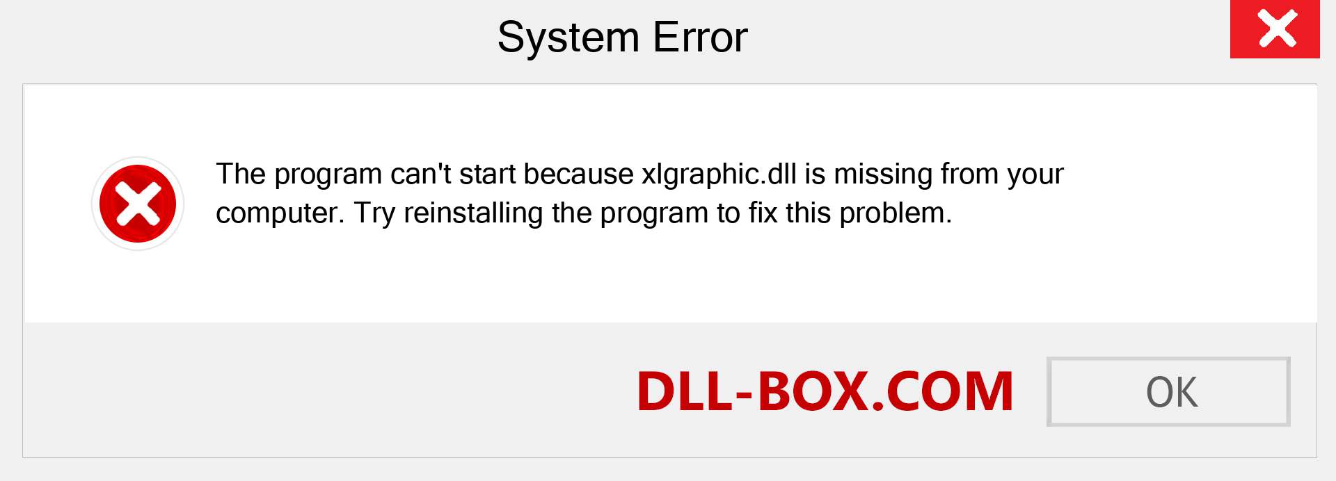  xlgraphic.dll file is missing?. Download for Windows 7, 8, 10 - Fix  xlgraphic dll Missing Error on Windows, photos, images